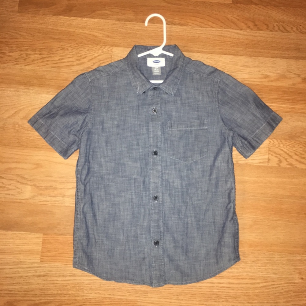 Boys Denim Button Down